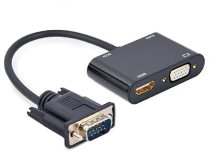 CABLE ADAPTADOR VGA A HDMI VGA 0 15 M NEGRO