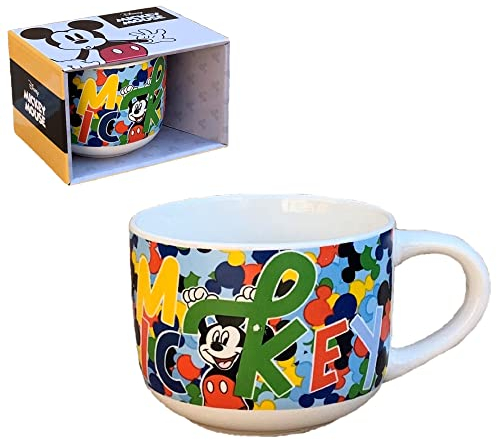 Tasse en céramique, Mickey Mouse, Disney, Mickey Mouse, Large Jumbo, 380 ml, en boîte