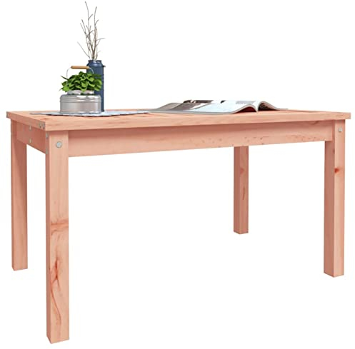 Tidyard Gartentisch Garten-Esstisch Balkontisch Terrassentisch Tisch Campingtisch Partytisch Beistelltisch Gartenmöbel Tisch für Garten, Terrasse und Balkon, 82,5x50,5x45 cm Massivholz Douglasie