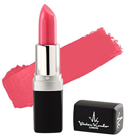 Lipstick Rich Pigmented and Creamy Lipstick Moisturising Vegan and halal Lipsticks (17 Dusty Rose)