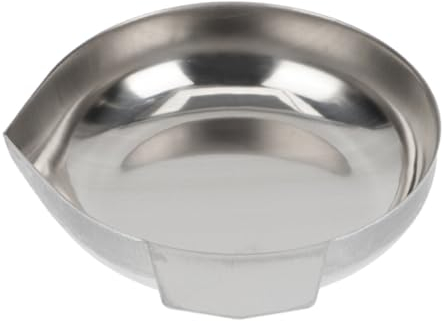 OUNONA Diamond Weighing Pan Stainless Steel Powder Scale Weighing Powder Pans Measuring Tray Weighing Dishes Grain Scale Digital Jewelry Scale Mini Electronic Scale