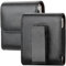 Miimall Handytasche Kompatibel mit Samsung Galaxy Z Flip 7/7FE/6/5/4/3/MOTO Razr 40/50/60 Ultra Gürteltasche mit Gürtelclip, Premium Leder Gürteltasche Hülle für Galaxy Z Flip Serie-Schwarz