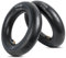 PaoWin Lot de 2 chambres à air pour roue de brouette 3.50 3.00-8 renforcé 3.50/3.00-8 - Compatible avec pneus de brouette 3.50-8 3.00-8, chariot, remorque, tondeuse - Valve TR87