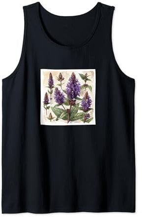 Anise Hyssop Flower Cottagecore Graphic Tank Top