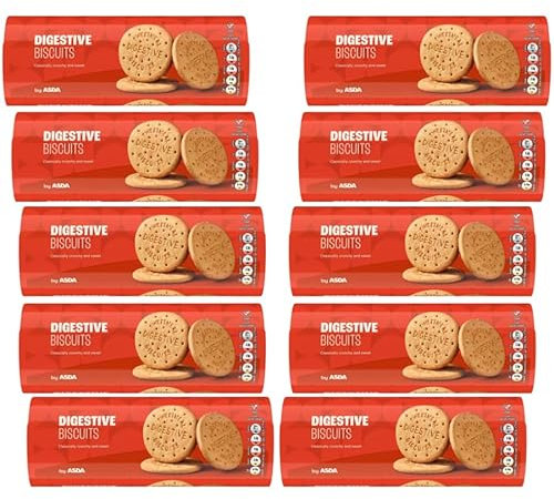 Biscuits Bundle with Digestive Biscuits 400g - 10 Pack | Classically Crunchy & Sweet, No Artificial Colours, Suitable For Vegans.