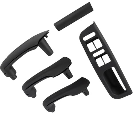 5pcs Türgriff Innen Rechts +Türgriff Innen Links Ziehgriff der Beifahrertür Handgriff passend für Golf 4 Mk4 Bora Variant Teilenummer 1J0867171A 1J0867172A