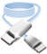 usb c to usb c charging cable for iphone/android, type c to type c cable for phone, tablet or laptop, 100W fast charging cable (Blue)