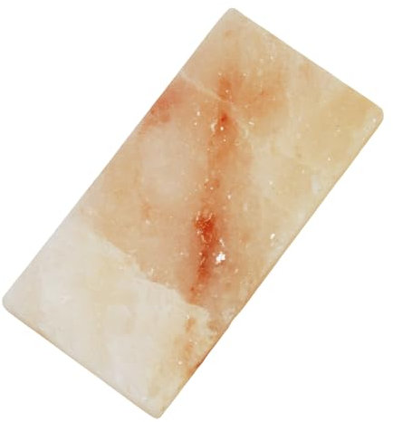 sopomarkt24 Grillsalzstein 20x10x2 cm aus Himalaya Salz – Mehrfach verwendbare BBQ Salzplatte für Steak, Fisch, Garnelen & Gemüse – Perfekte Salznote und Kruste beim Grillen