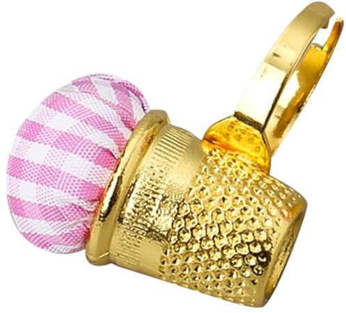 KOCKSHION Nadelhalter Aus Metall Und Baumwolle Kompakter Fingernadelkissen Für Näharbeiten Praktisches Nähzubehör Zum Aufbewahren Von Nähnadeln Und Stecknadeln