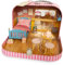 Das Mäusehaus to Go – Ellas Ballettzimmer | Kreatives Bastelset im Koffer | Mini-Puppenhaus zum Mitnehmen | Ab 4 Jahren | Inkl. Möbel, Bettzeug, Deko & Teeservice