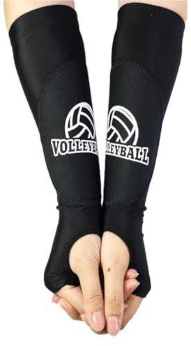 WUSJCOF Manicotti sportivi elastici, Protezioni per braccia per bambini, Manicotti a compressione per avambracci, Scaldamuscoli da pallavolo, Manicotti, Supporto per polso