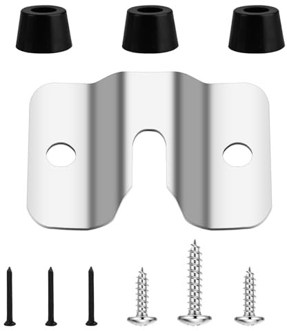 Dart Board Bracket for Wall, 1 Set Dartboard Mounting Bracket Kit, Dart Board Fittings, Darts Holder Wall Mounted, U Shaped Dartboard Hanging Brackets Screws Hooks for Darts Accessories