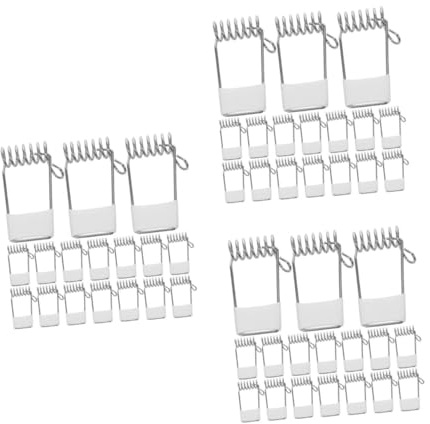 Tofficu 90 Stck. LED Panel Licht Federclip Deckenlampe Spotlight Halterung Hochfester Sprungclip für LED Lampenrohre für Wohnräume und Schlafzimmer