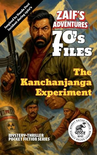 Zaif's Adventures - 70's Files: The Kanchanjanga Experiment (Zaif's Adventures Series - Bharatkatha Comics Pulp-Fiction, Band 1)
