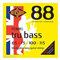 Rotosound RS88EL - Juego de cuerdas para bajo de nylon, 65-115
