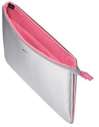 Sony Vaio VGPCPC1/PI Schutztasche für CA-Serie-Serie bis 39,5 cm (15,5), silber/pink