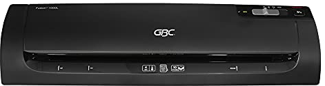 GBC Laminiergerät A3 Fusion 1000L, High Speed Laminieren, 4 min Aufwärmzeit, Heiß-/ Kaltlaminieren, für Visitenkarten-Größe bis A4, Ideal für Home Office oder kleine Büros, Schwarz, 4400745EU
