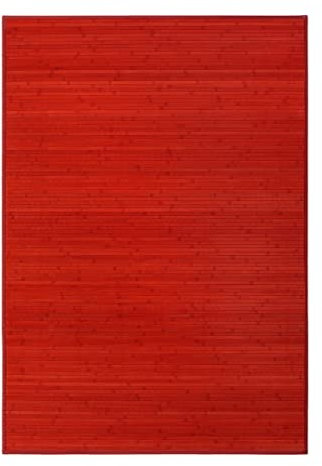 LOLAhome Alfombra de bambú, Antideslizante, Anti Manchas, Resistente a la Humedad, para Salón, Dormitorio, Cocina, Baño, Pasillo, Garaje- “Natural” de “60x90 cm
