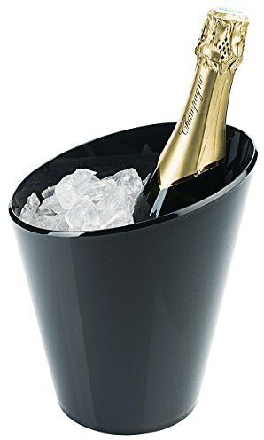 Contacto Bander Sektkühler, Schwarz, für Eine Flasche