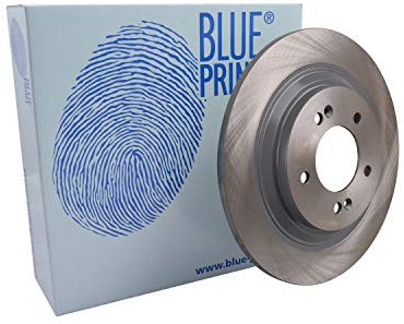 Blue Print ADG043230 Brake Disc Set (2 Brake Disc) rear, full, No. of Holes 5