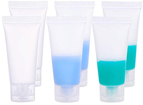 BENECREAT 30 Packung 20 ml Durchsichtige Leere Röhrchen Durchsichtige zusammendrückbare Kosmetikbehälter Nachfüllbare Plastiktuben für Shampoo Facial Cleanser Makeup Sample