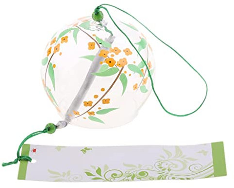 HomeDecTime Campanelli Eolici Giapponesi Campanelli Eolici Fatti A Mano in Vetro Furin Decorazioni per La Casa Decorazioni per Spa Decorazioni per Cucina - 19