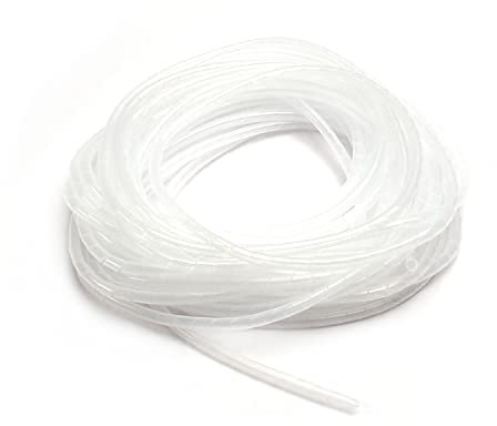 Othmro Spiral Wire Wrap Cable Wrap Cord 6mm/0.24 Diameter 14-15m Length White PE Polyethylene Tubing for Computer Cable 1PCS