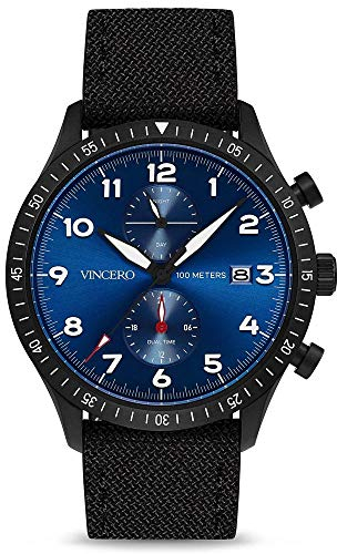 Vincero The Altitude Matte Black/Cobalt