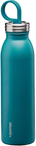 Aladdin Chilled Colour Thermavac Trinkflasche Edelstahl 0.55L Blue – Thermosflasche Hält 9 Stunden Kalt - Doppelwandige Vakuumisolierung - Wasserflasche BPA-Frei - Spülmaschinenfest