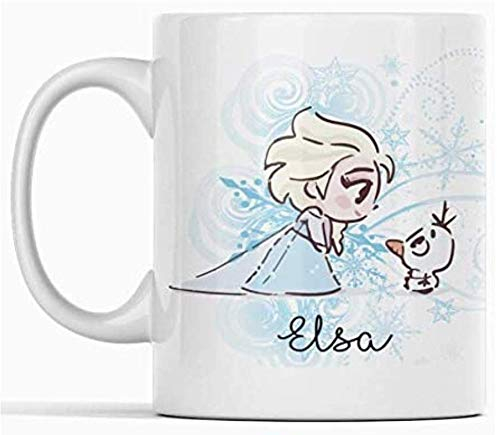 Clapper Tasse Princesse La Reine des Neiges Elsa. Tasse Cadeau Céramique