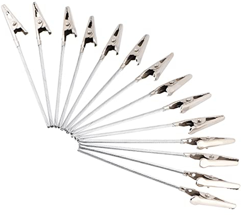 50 Stück Metalldraht Krokodilklemme Tischkartenhalter DIY Handwerk Memo Clip Halter für Karten Papier Bilder Foto