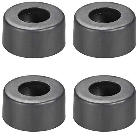 sourcing map 4 Pcs D34xH19mm Rubber Feet Anti-Vibration Base Pad Stand for Speaker Guitar Amplifier HiFi