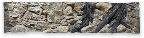 ZooPaul Aquarium Rückwand 3D Wurzel 200x50 cm