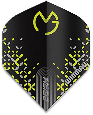 Winmau Prism Delta Pro Player Michael Van Gerwen Dartflights, MvG Pixel, 100 Mikron extra stark (3 Sets)