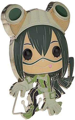 My Hero Academia Brosche Funko Pop 7,6 cm | tsuyu asui, Einheitsgröße, Metall