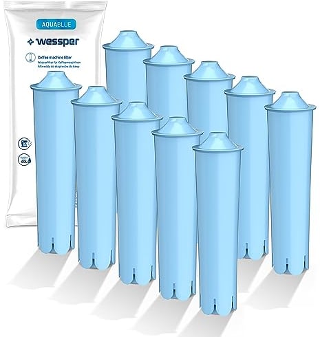 Wessper Cartouche filtrante compatible avec Jura Blue, filtre à eau pour les machines à café entièrement automatiques de Jura, compatible avec les séries GIGA, ENA, ENA Micro, IMPRESSA