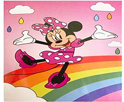 Aymax Minnie Mouse Rainbow Fleece Blanket 140 x 100 cm