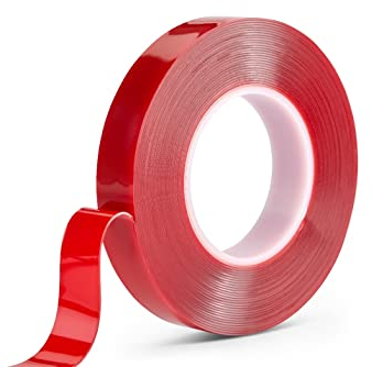 RS PRO VST 4100C Schaumstoff Klebeband doppelseitig, transparent, Stärke 1mm, 25mm x 10m