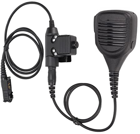 Speaker Microphone, 7.1mm Shoulder Microphone Handheld Speaker Mic Walkie Talkies Microphone + U94 PTT with Clip for MOTOROLA XiR P6600 P6620 DP2400 MTP3250 DEP550 DP2400 MTP3550 MTP3150