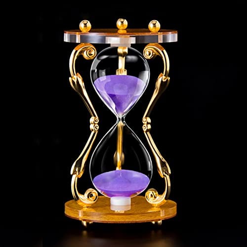 CCTSA Sablier Horloge Artisanat Verre Décoration 30 Minutes Sablier Classique sablier Enfants Couleur minuterie Ornement Sablier géant de Learning Resources pour Les Jeux à Domicile en Classe