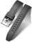 BINLUN Silikon Uhrenarmbänder Schnellverschluss Gummi Uhrenarmband Smartwatch Armband Ersatz Wasserdichte Sport Kautschuk Uhrenband für Herren und Damen (20mm, Schwarz)