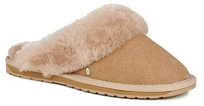 EMU Australia Women's Jolie Sheepskin Slipper, Camel, Size 40