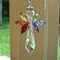 Moderne Regenbogen-Sonnenfänger, Kristall-Engel-Chakra-Sonnenfänger, Auto-Charm-Anhänger für Auto-Rückspiegel, hängende Dekoration, Kristallkugel, Prisma-Anhänger, Sonnenfänger, Hochzeit, Zuhause