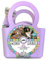 Set ausziehbarer Schlauch, 15 m, 1/2 Zoll, mit Tasche und Handbrause, italienischer Stil, Lila Florenz