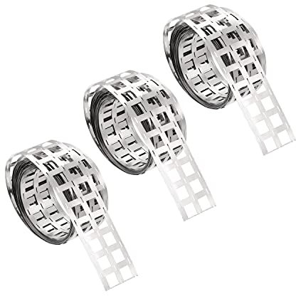 SKYPRO 3 Meters Nickel Plated Belt, 3 Parallel Pure Nickel Strip for 18650 Lithium Battery, Li-Po Battery, NiMh and NiCd Battery Pack and Spot Welding (0.15x20.1mm)
