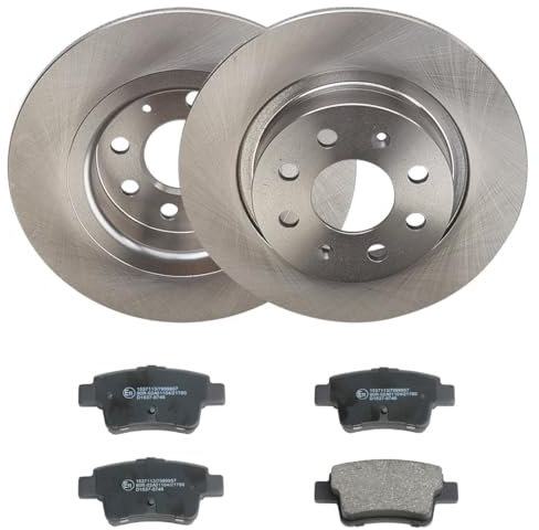 RIDEX 3405B3316 Bremsenset Hinten 264mm - Bremsen Set mit Bremsscheiben und Bremsbeläge Satz