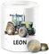 Spardose - Trecker Name I Trecker Fan I Traktor Geschenk personalisiert I Geschenk Landwirt - Unisize - Weiß - Geschenke für traktorfahrer kindersparbüchse Traktoren Leon spardosen