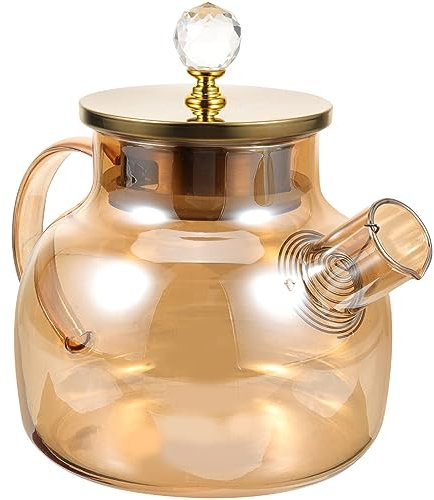 Yardwe Glass Pitcher Lid Capacity Beverage Pitcher for Fridge for Cold Kettle Tea and Water Serving