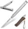 Moontay Slim Zweihandmesser Taschenmesser aus 440C Edelstahl Robust Klappmesser Outdoor Scharf EDC Messer Camping Wandern Geschenk für Männer