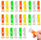 LOMUG Mini Schlüsselanhänger Taschenlampe, 24PCS Mini Taschenlampe Kinder Mitgebsel Bunt LED Kindertaschenlampe Tragbare Kleine Keychain Light Spielzeug für Kindergeburtstag Schulklassen Party Favors